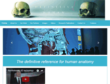 Tablet Screenshot of definitivehuman.com